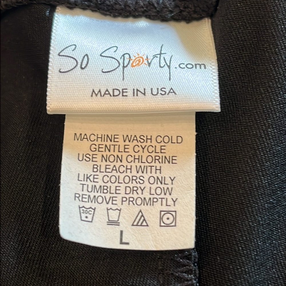 NWT 2 Bike Shorts. Grey & Black. Lots of Spandex. So Sporty & Bold Spirit - Picture 8 of 16